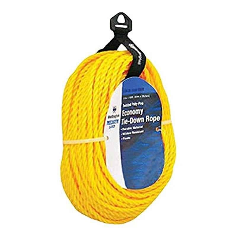 Wellington 106lbs 100ft Polypropylene Yellow Twisted Rope, 16360