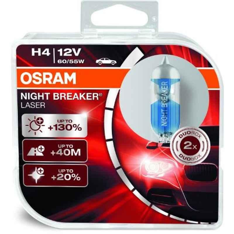Osram H4 Laser Night 64193NBL HCB Breaker Duo Box