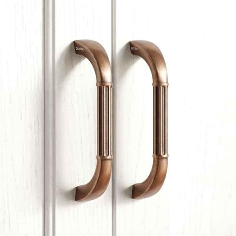 Plantex 96mm Zinc Antique Copper Finish Pull Cabinet Handle for Home & Office, APS-PH-105-BA-COPER-96MM-PK2 (Pack of 2)