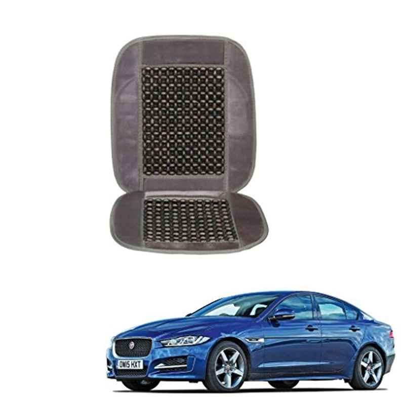 Kozdiko Wooden Beads Car Seat Cushion with Velvet Border for Jaguar XE