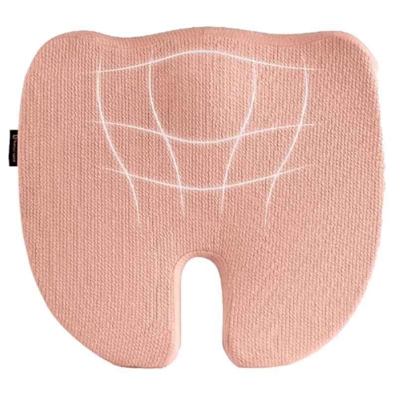 Betterhood Memory Foam & Cotton Peach Seat Cushion for Chairs, Size: Universal (Pack of 2)