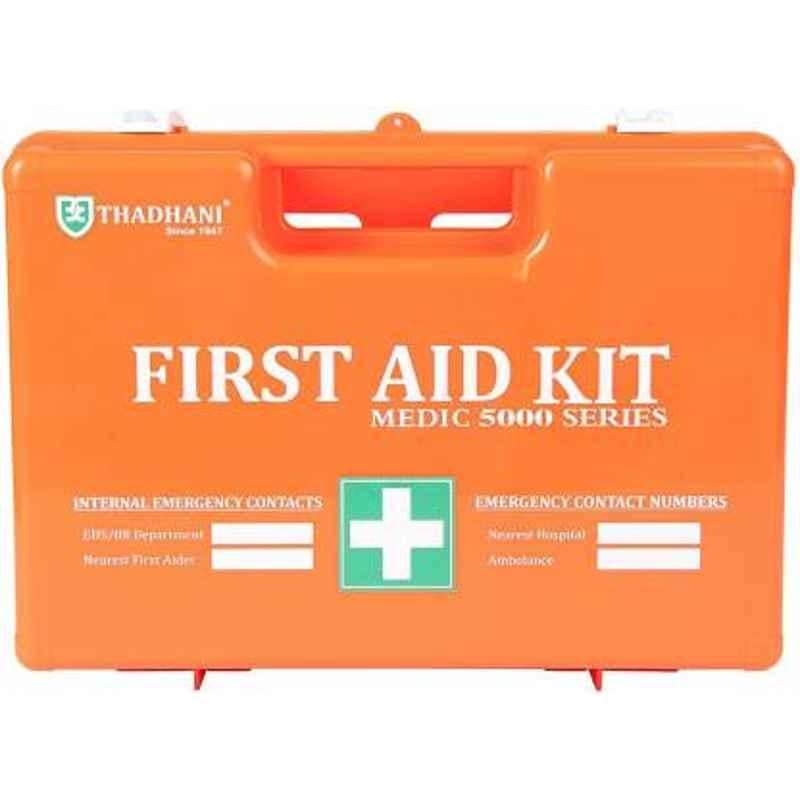 Buy Thadhani 5000 Series Orange Plastic First Aid Kit Box Online At Price  ₹2699