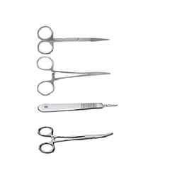 Forgesy 4 Pcs Stainless Steel Forcep Surgical Set, X2