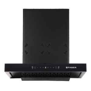 Faber Cygnus 1400m3/hr 60cm Black Heat Autoclean Wall Mounting Chimney, 325.0698.591