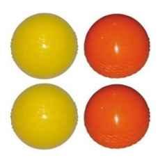 Forgesy Rubber Multicolour Cricket Wind Ball (Pack of 4)