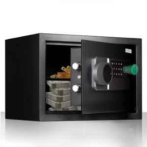 Plantex 23 Litre Black Digital Safe Locker for Home/Safe Locker Box with Touchscreen Panel/User Dual Code Access with Emergency Key Locks/Locker for Home Jewellery/2 Years Warranty By Plantex