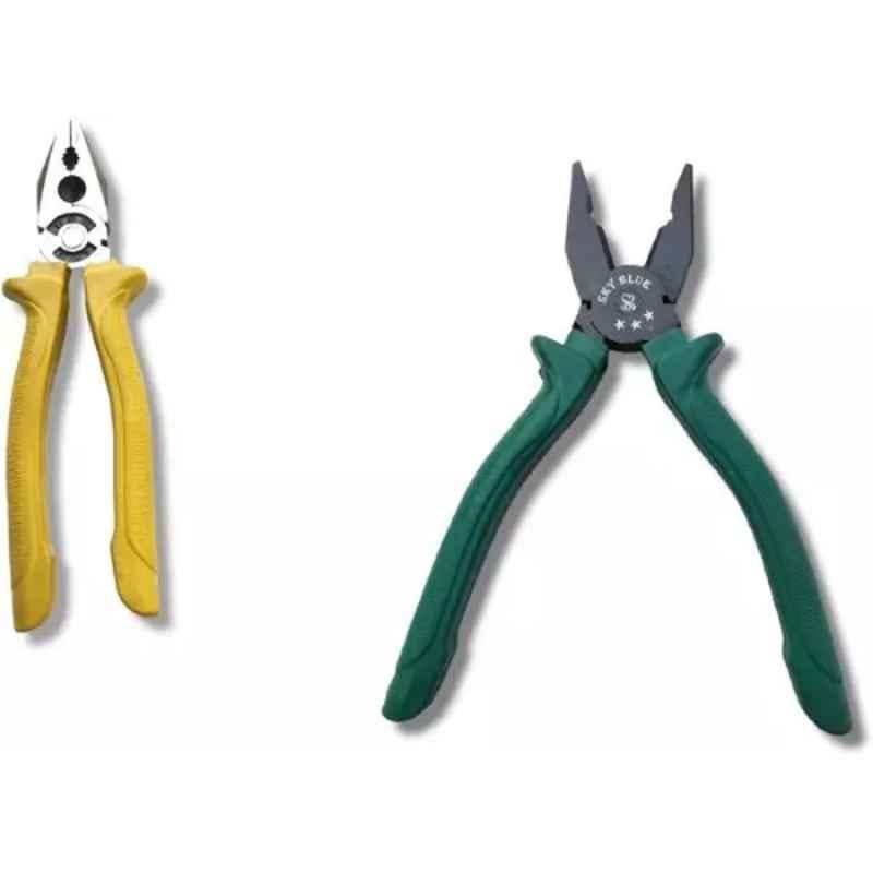 Sky Blue 2 Pcs 7.8 inch Stainless Steel Groove Plier Combo, SBE_PLIER_0061