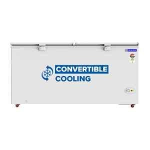 Blue Star 575 Litre 4 Star White Hard Top Double Door Deep Freezer, HT4-N575