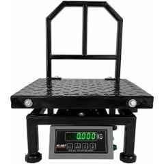 Monet 14x14 inch 200kg Mild Steel Platform Weighing Scale with Dual Display & 2 Days Battery Backup