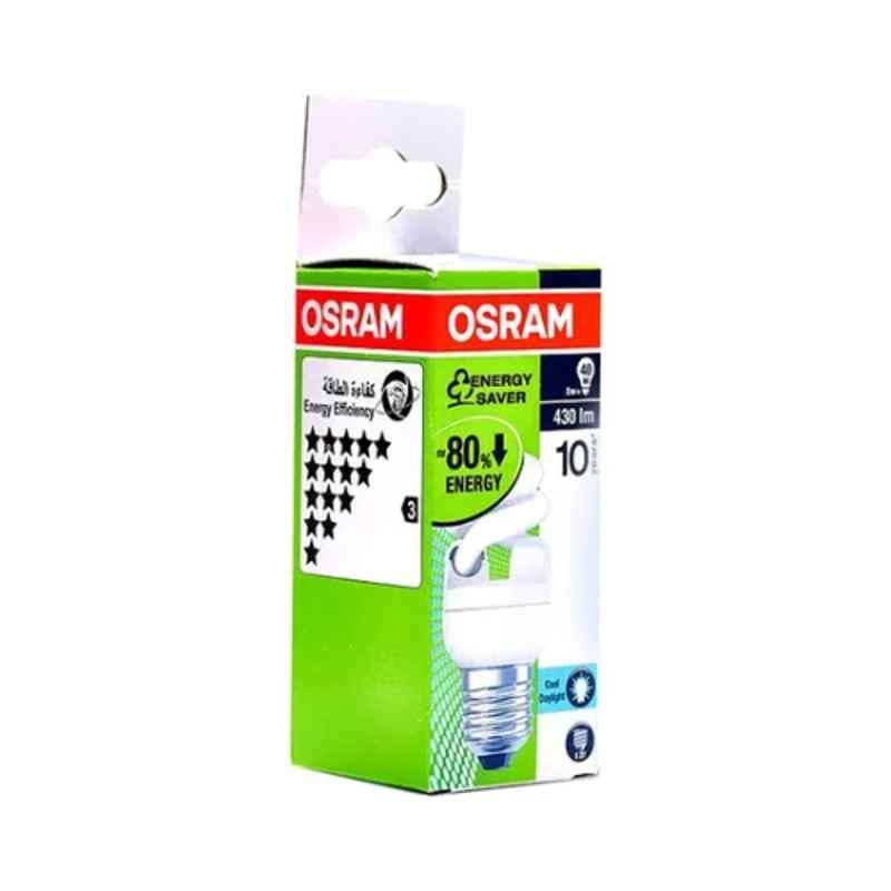 Osram Mini Twist Screw 8W 430lm 6500K E27 Cool Daylight CFL, 268309AC