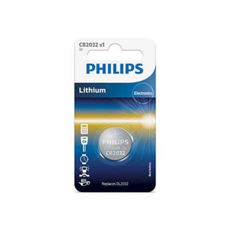 Philips CR2032/97 3V Coin Cell CMOS Battery, (Pack of 50)