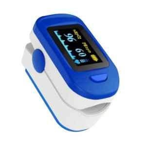 AccuSure FS10C Blue & White Fingertip Pulse Oximeter