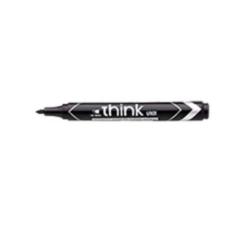 Deli Black Chisel Tip Permanent Marker Pen