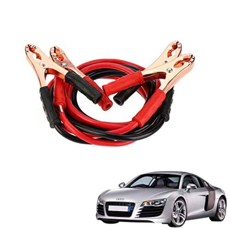Kozdiko 7.5ft Copper Core Red & Black Heavy Duty Car Battery Booster Cable for Audi R8