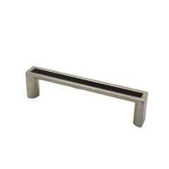 RAB 96mm Zinc Satin Black Cabinet Pull Handle, 1073 (Pack of 2)