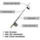 Atom PHS09 18 inch Silver Satin Finish Stainless Steel Pull Handle (Pack of 2)