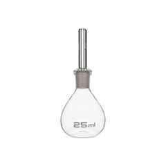 ABGIL 25ml Borosilicate Glass Specific Gravity Bottle with Capillary Bore IC Stopper, ABG875