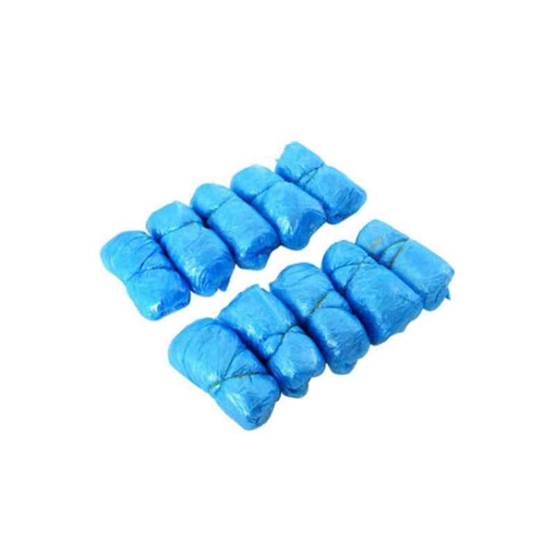 25cm Blue Waterproof Disposable Shoe Cover (Pack of 100)