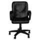 High Living Italus Leatherette Medium Back Black Office Chair (Pack of 2)