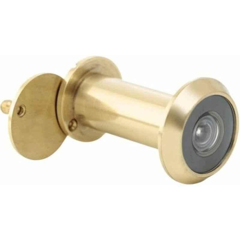 Dorfit Nickel Gold Brass Door Viewer with Cover, DTDV001