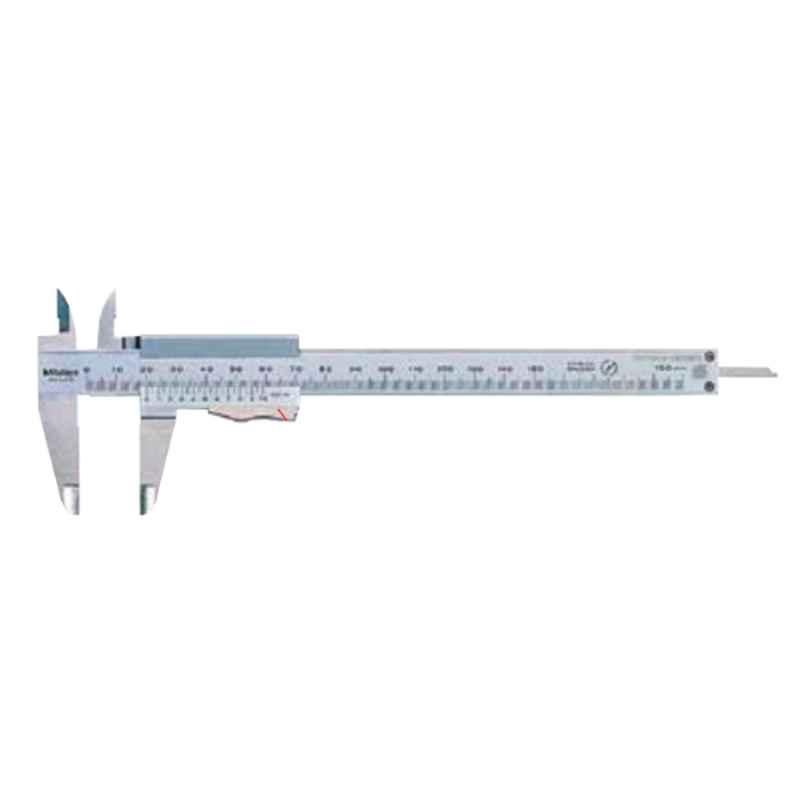 Mitutoyo 0-200mm Inch/Metric Dual Scale Vernier Caliper with Thumb Clamp, 531-108