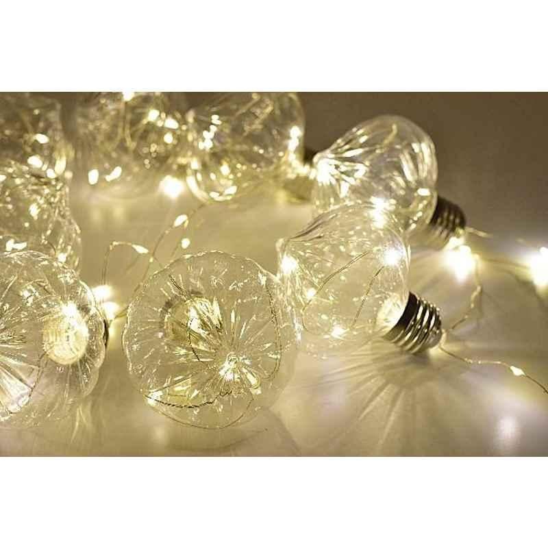 Tucasa 3m 8 Bulbs Yellow LED Copper Wire Round Shape Decorative String Light, DW-435