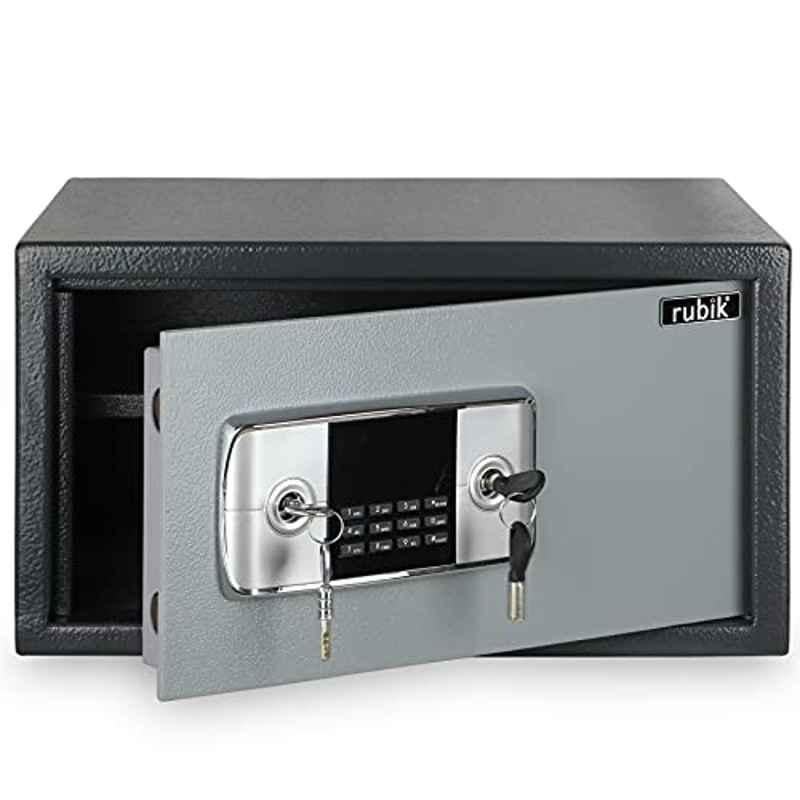 Rubik 38x44x24cm White Safe Box with Dual Security Lock, RB-JQ24