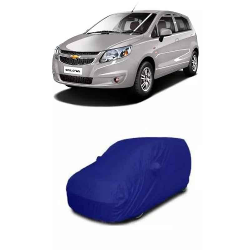 Oscar UVA Blue & Grey Car Cover for Chevrolet Sail