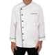 Superb Uniforms Polyester & Cotton White Full Sleeves Folded Cuff Traditional Fit Chef Coat, SUW/W/CC023, Size: 2XL