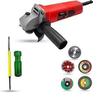 Walkers 800W 4 inch Angle Grinder with 5 Pcs Wheel & 2 in 1 Screwdriver, WKCB483