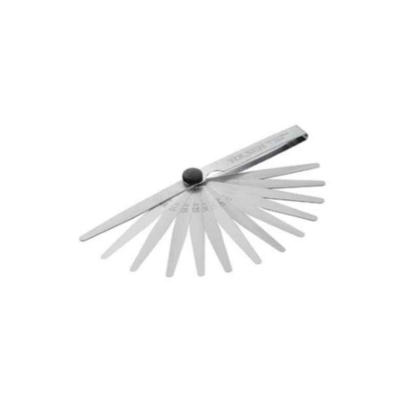 Tolsen 0.05-1.0mm Steel Silver Feeler Gauge, 35044