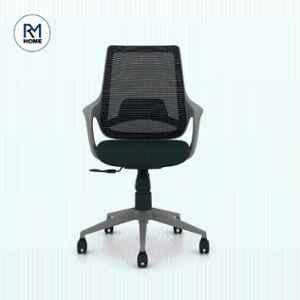 RM HOME Hamza Breathable Mesh Medium Back Grey Executive Chair