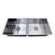 Crocodile 45x20x10 inch Double Bowl Stainless Steel Diamond Cut Kitchen Sink, CR-07