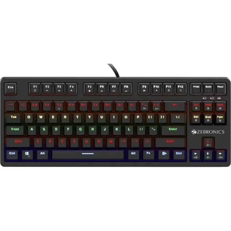 Zebronics Zeb-Max V2 Black Wired USB Gaming Keyboard