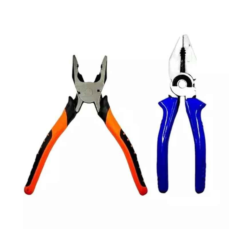 Sky Blue 2 Pcs 7.8 inch Lineman Plier Combo, SBE_PLIER_COMBOS_COMBO_509