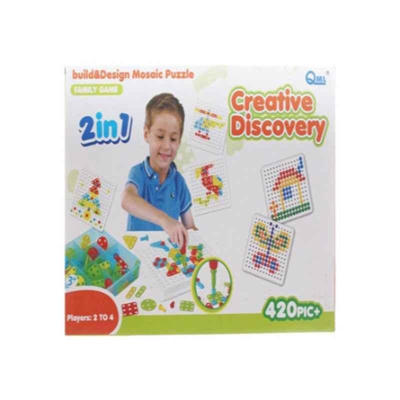 Creative Discovery 2 in 1 Plastic Mosaic Jigsaw Puzzle