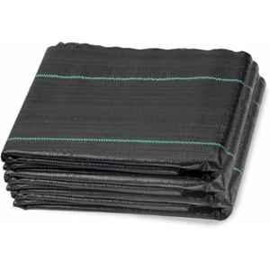 Singhal Premium 2x50m 110 GSM Polypropylene Black Sheet Mat for Garden Weed Control Barrier