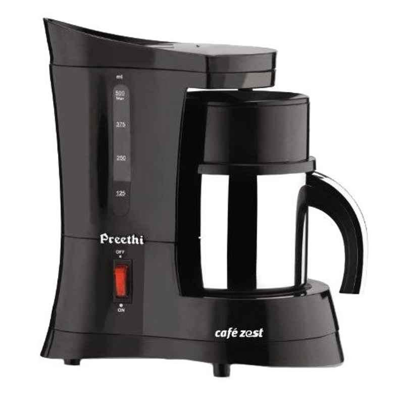 Preethi Cafe Zest 450W Black Drip Coffee Maker, CM210