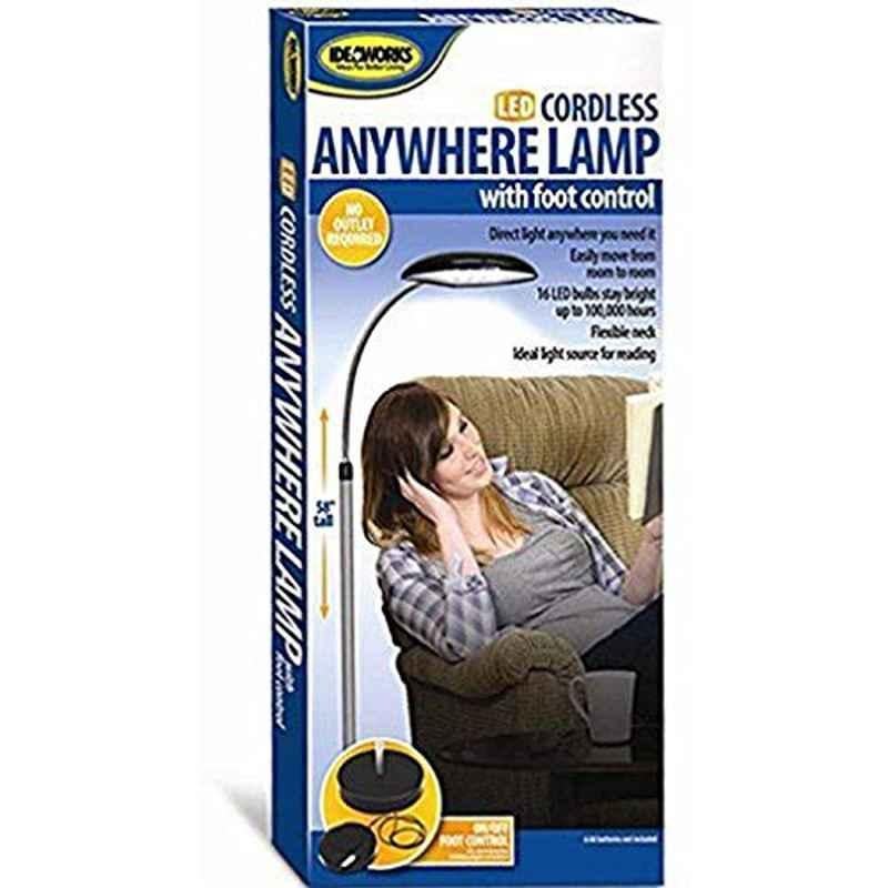 Jobar Black Anywhere Lamp with Foot Control, JB7243SIL