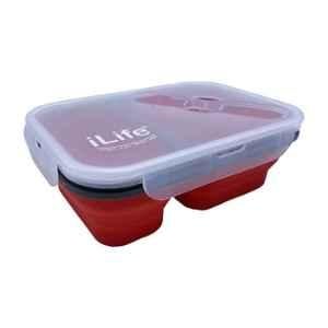 1pc 700ml Plastic Leakproof & Microwavable Lunch Box For Kids And Adults
