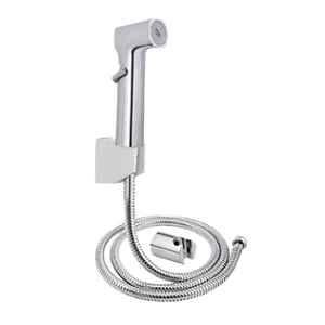 Prestige JAZZ 3 Pcs Brass Chrome Finish Health Faucet, 1m Stainless Steel Tube & Hook Set, B-02