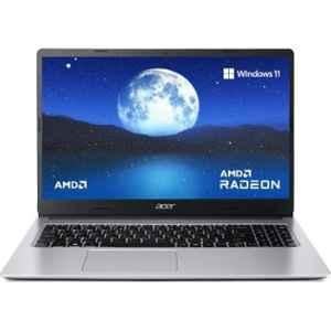 Acer A315-23 Aspire 3 Pure Silver Laptop with AMD Ryzen 3 Dual Core 3250U 8GB/512GB SSD/Windows 11 Home & 15.6 inch Display, UN.HVUSI.032