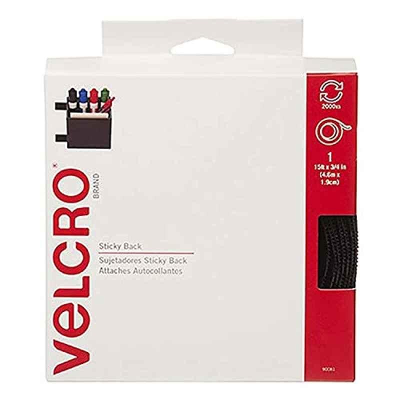 Velcro 90081 6.2x6.1x2.3 inch Velcro Black Hook and Loop Fastener