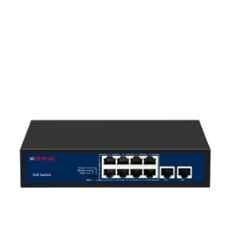 CP Plus 10/100 Mbps 8+2 PoE Uplink Switch, CP-DNW-HPU8H2-96-V2
