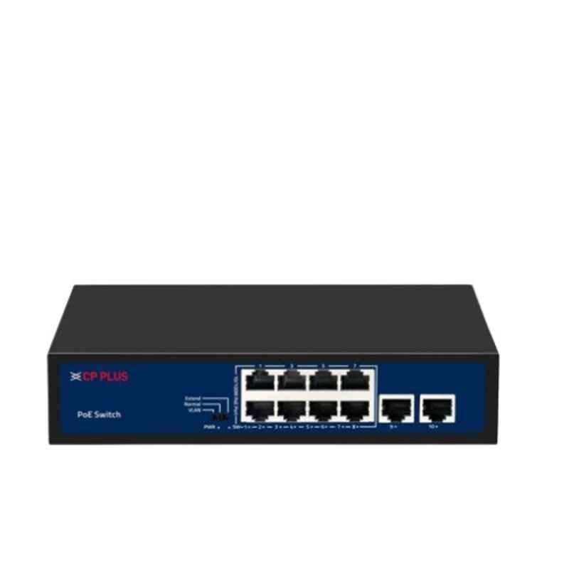 Buy CP Plus 10 100 Mbps 8 2 PoE Uplink Switch CP DNW HPU8H2 96 V2