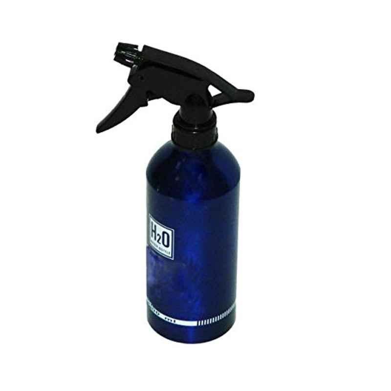 Spray Metal Bottle Pump Plant Water Pressure Mister Sprayer, 500ml-Blue Color