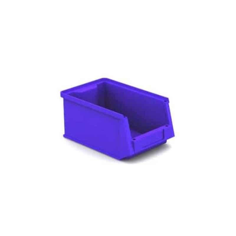 Nilkamal 300x210x160mm Blue Plastic Crate, FPO-35