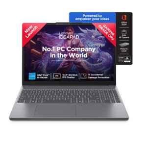 Lenovo IdeaPad Slim 3 Grey Laptop with 13th Gen/Intel Core i5 Processor/16GB RAM/512GB SSD & 15.1 inch FHD Display, 83K100C6IN