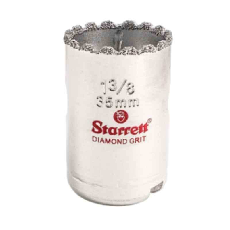 Starrett 35mm Silver Diamond Grit Hole Saw, KD0138-N