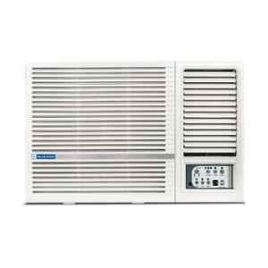 Blue Star 1.5 Ton 2 Star Fixed Speed White Window AC with Copper Condenser, Turbo Cool, Humidity Control, Fan Modes: Auto/High/Medium/Low, Hydrophilic Blue Fins, Dust Filters, Self-Diagnosis & 2023 Model, WFB218LN